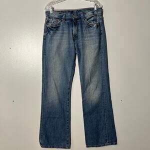 Lucky Brand Bootcut Distressed 5‎ Pocket Casual Blue Denim Jeans Women’s Size 30